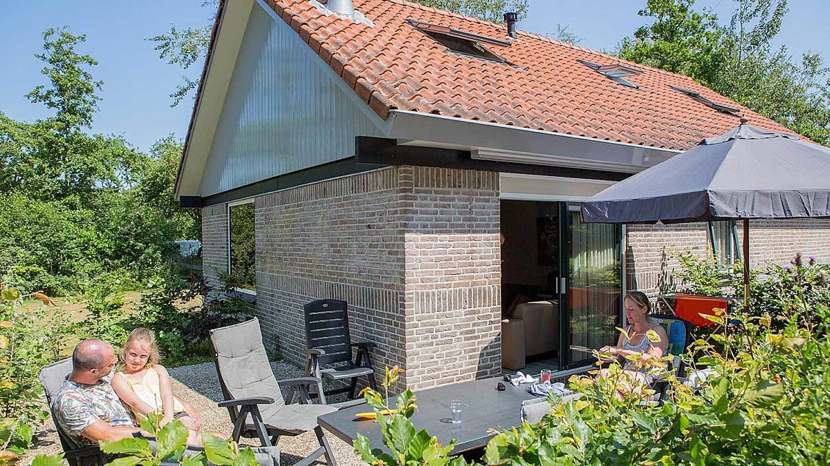 Eigen Terras privacy buitenterras Vakantiehuis 8 personen Midsland Noord Terschelling