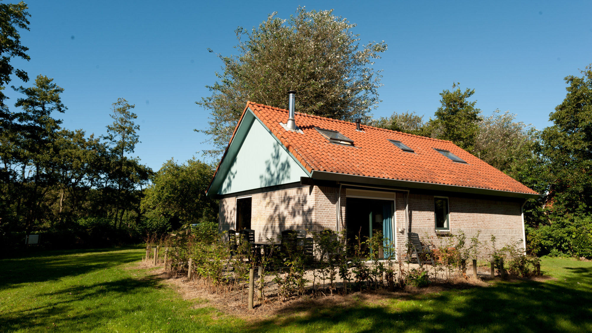 Centraal op Waddeneiland groene omgeving Vakantiehuis 8 personen Midsland Noord Terschelling de Fuik