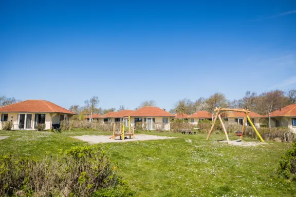 Speelpark Villabungalow openhaard Tjermelan Terschelling